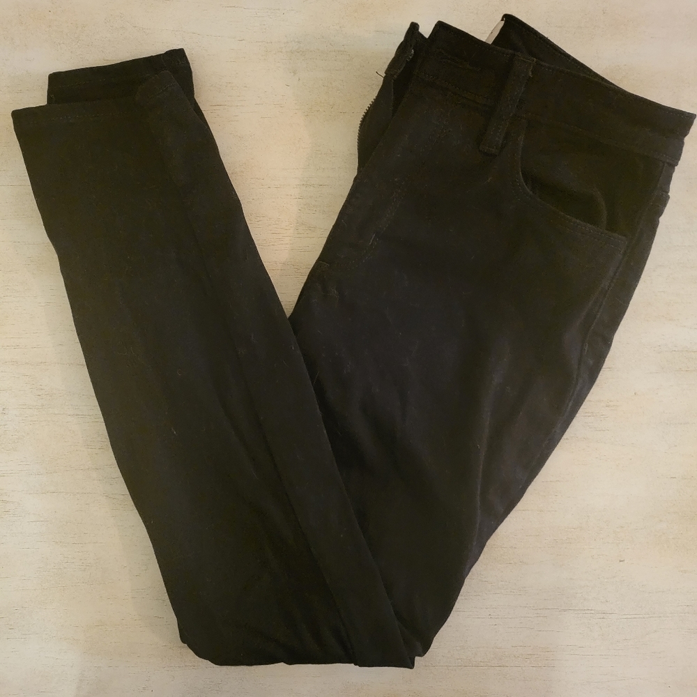 High Rise Skinny Black Jeans